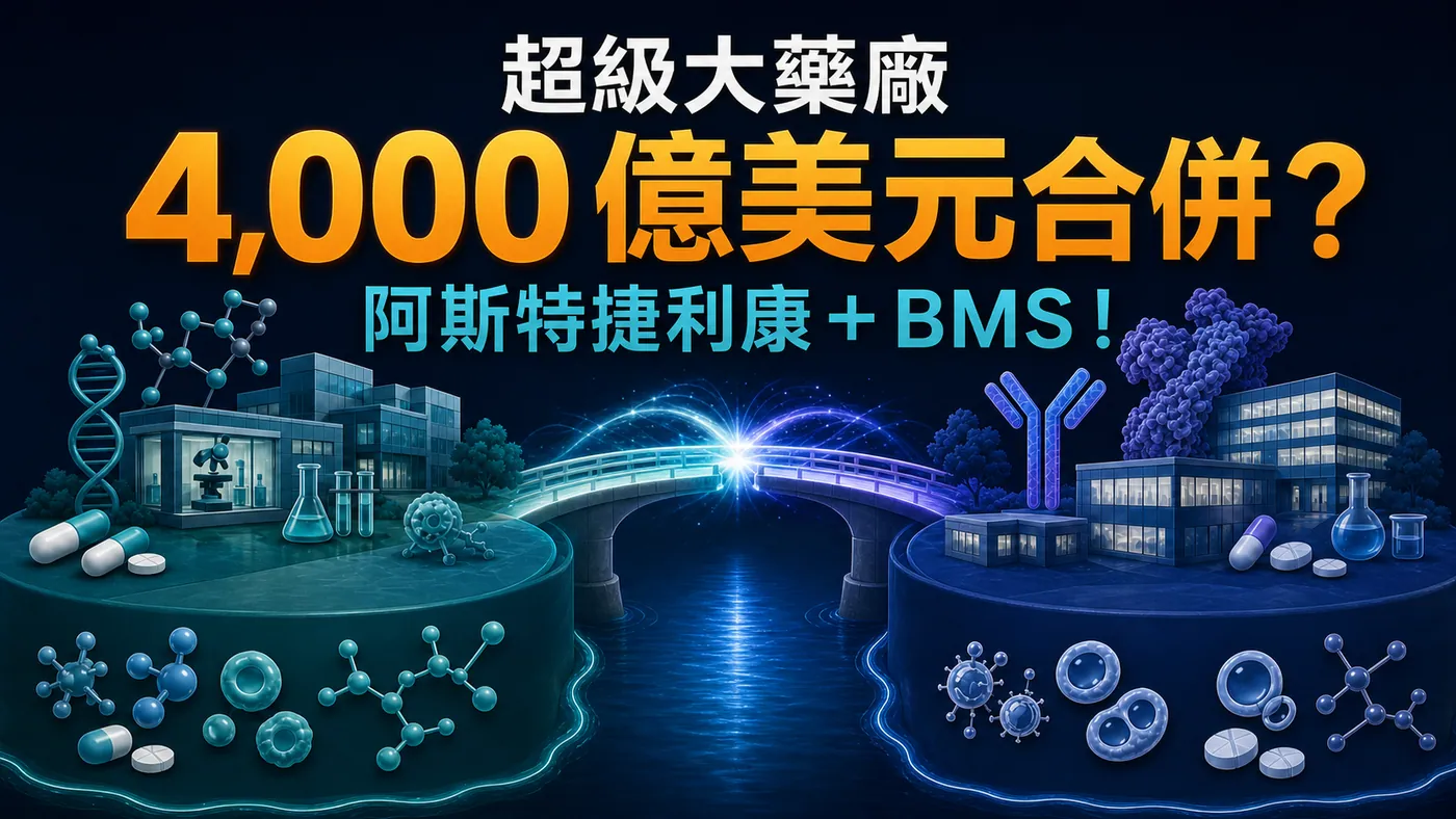 阿斯特捷利康與 BMS 合計市值接近 4,000 億美元,但公開資訊仍只支持曾探討結合