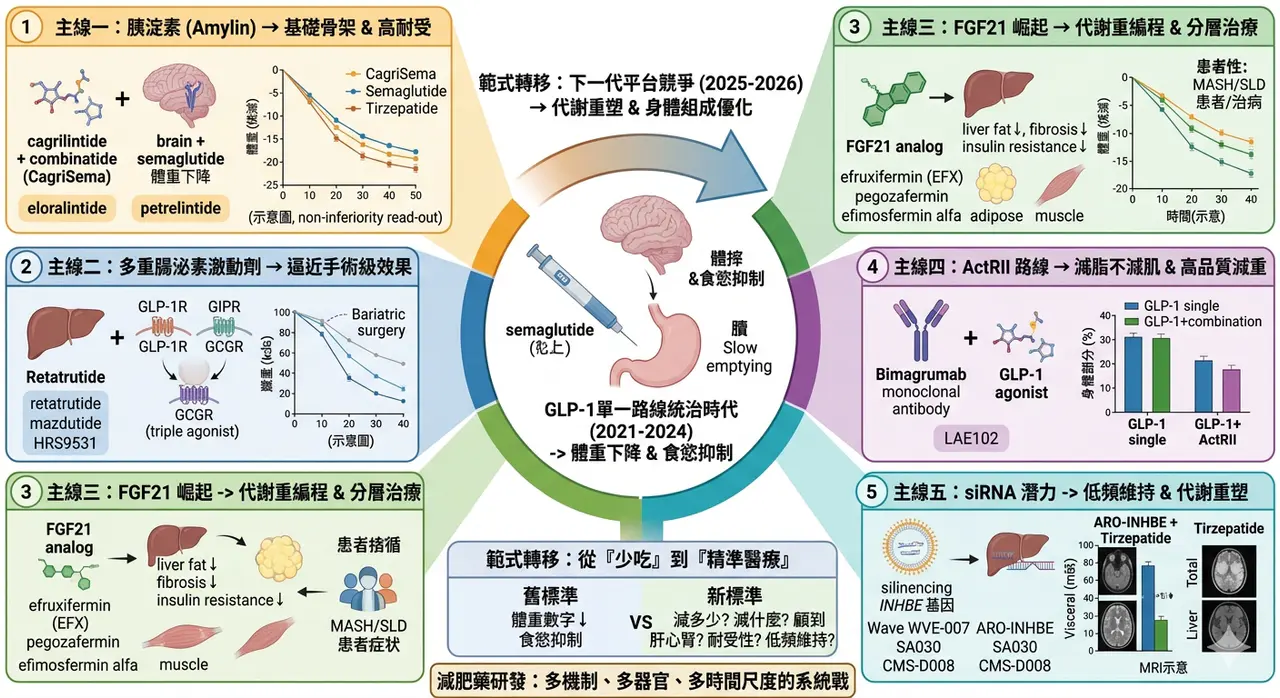 Dcard 原圖:瘦瘦針、猛健樂之後,減肥藥研發正在發生什麼事?