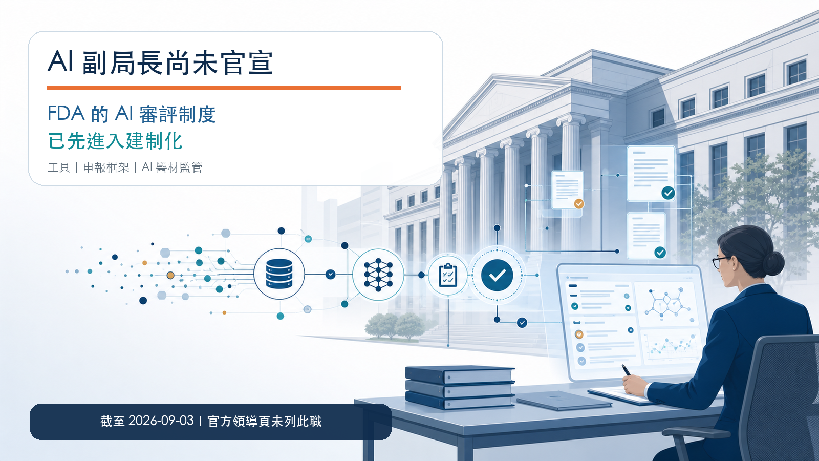 FDA 還沒任命 AI 副局長，AI 審評已先改寫新藥估值