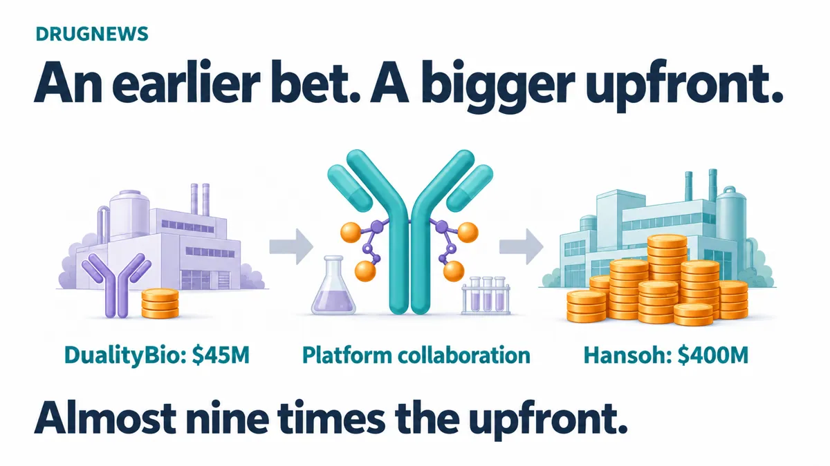 Figure 1 | A comparison of upfront payments