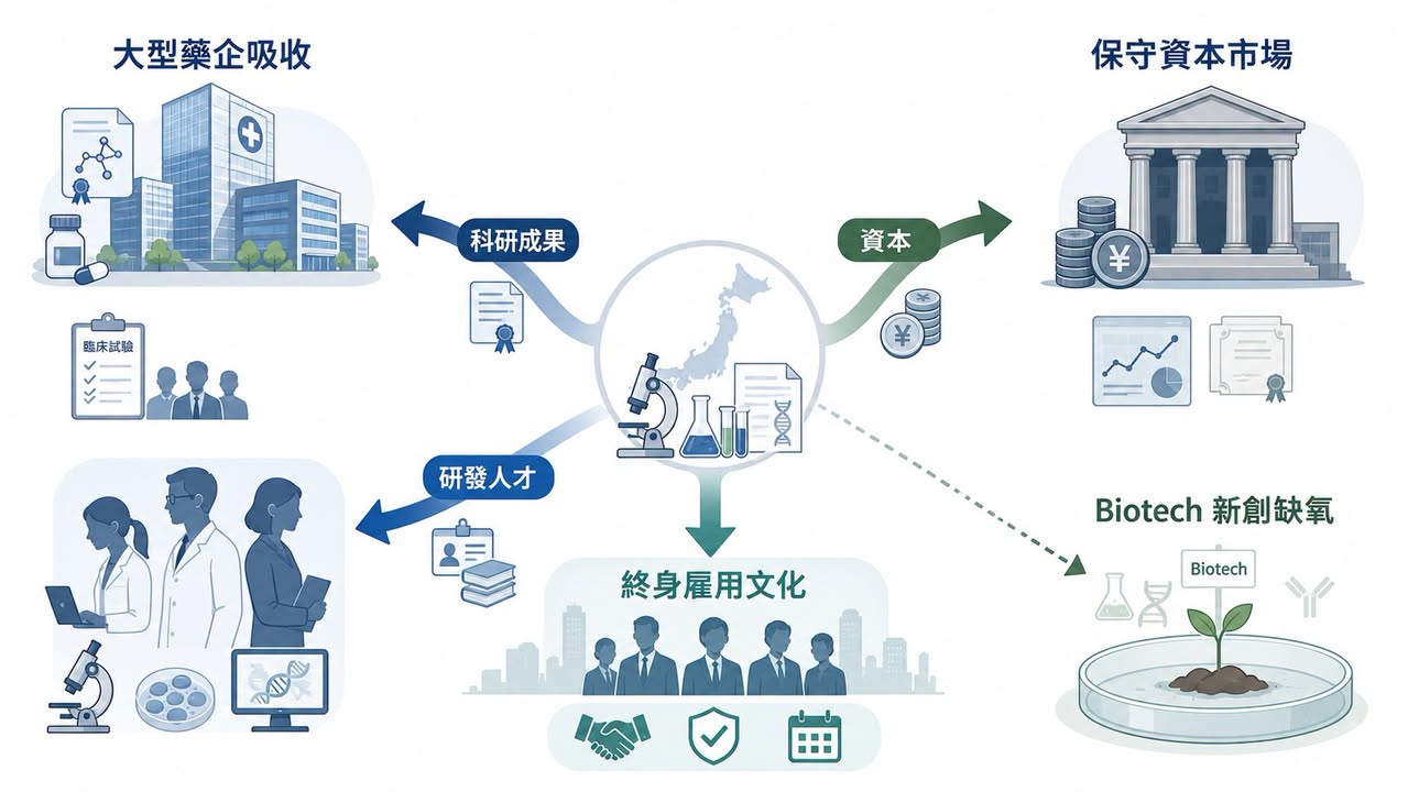 Facebook 原圖:日本為什麼長不出全球級 Biotech?問題不在科學,而在產業生態(圖 2)