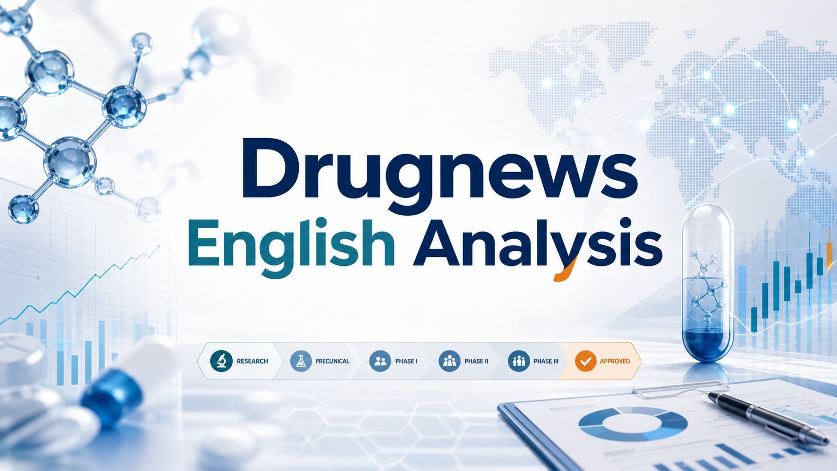 Drugnews English biotech and pharmaceutical business analysis cover